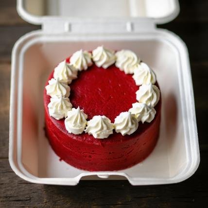 Red Velvet Delight Bento Cake 