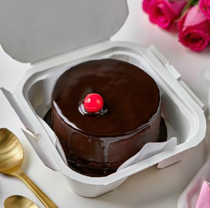 Joyful Chocolate Bento Cake 