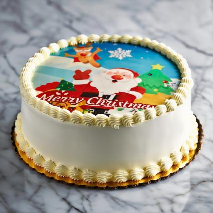 Christmas Photo Cake