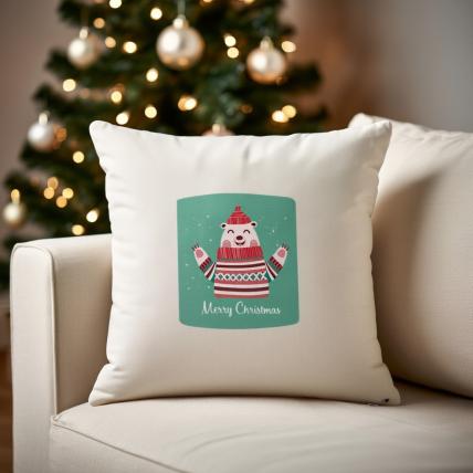 Beer Christmas Cushion