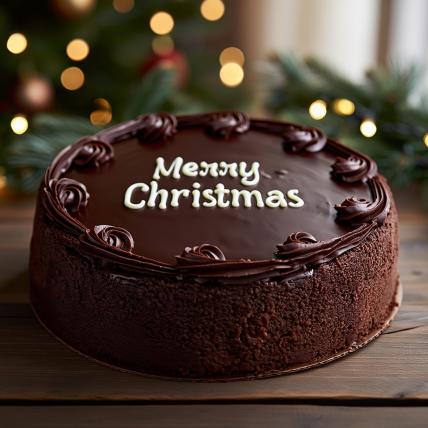 Christmas chocolate Cake