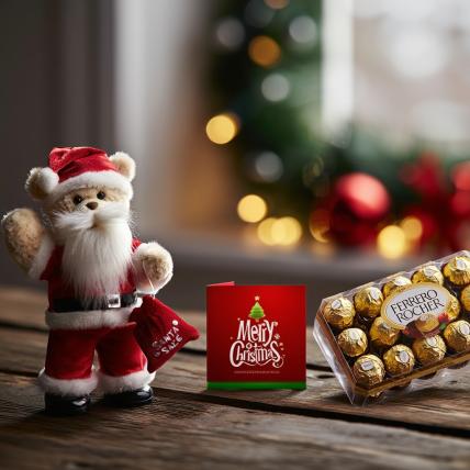 Santa Claus, Chocolate & Card