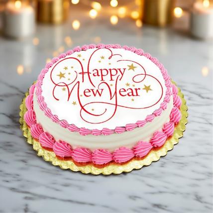 Happy New Year Photo Cake