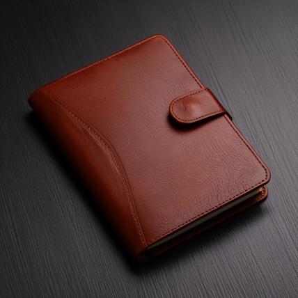 Leather Personal Planner-Brown