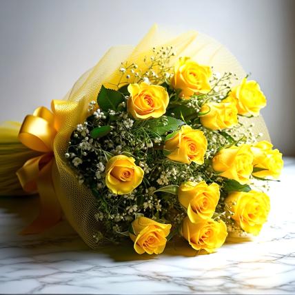 Yellow Roses Bouquet