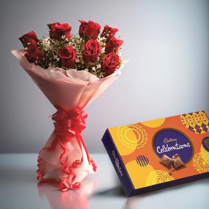 Roses with Chocolates