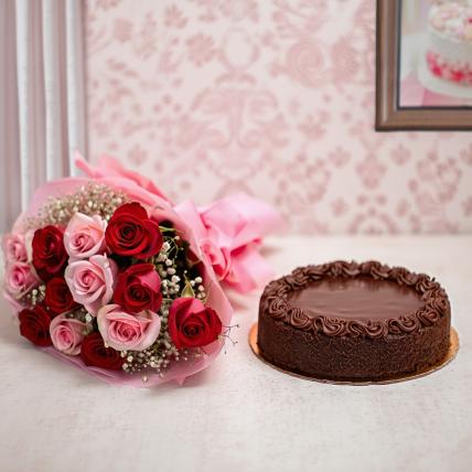 Glory Mix Roses & Choco Combo