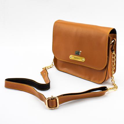 Personalised Sling Bag - Tan