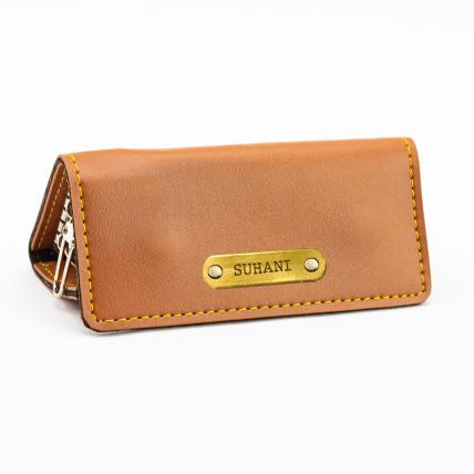 Leather Tan Key Holder 