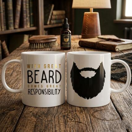 Great Beard Great Responsibility Mug