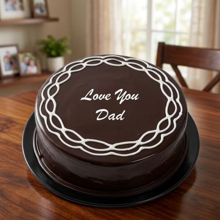 Father's Day Chocolate Cream Cake