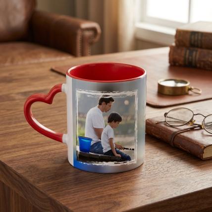 Heart Handle Mug for Dad