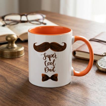 Orange Super Cool Dad Mug