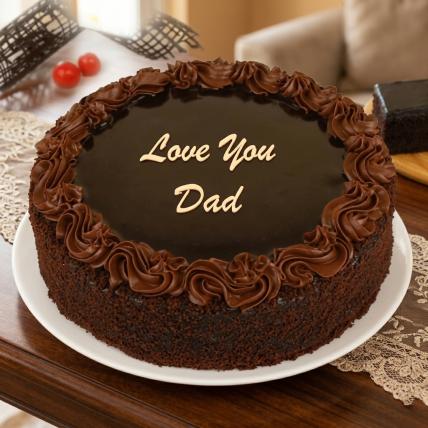 Father's Day Delicious Chocolate Truffle Cake
