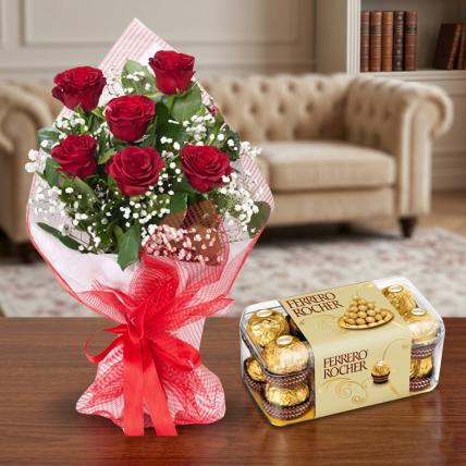 Red Roses and Ferrero Rocher