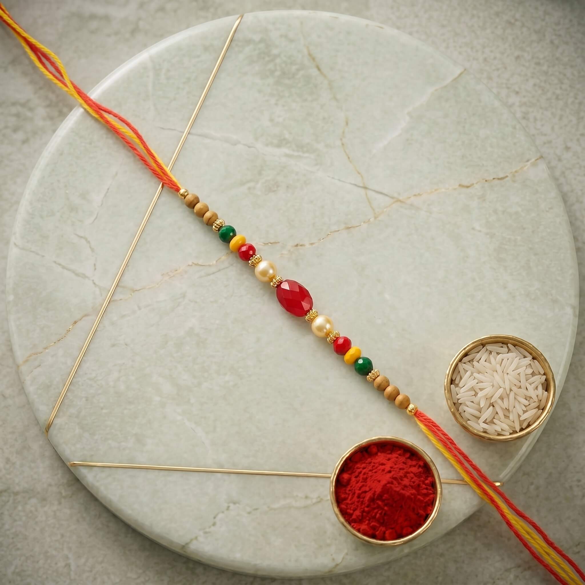 Multi Pearl Rakhi