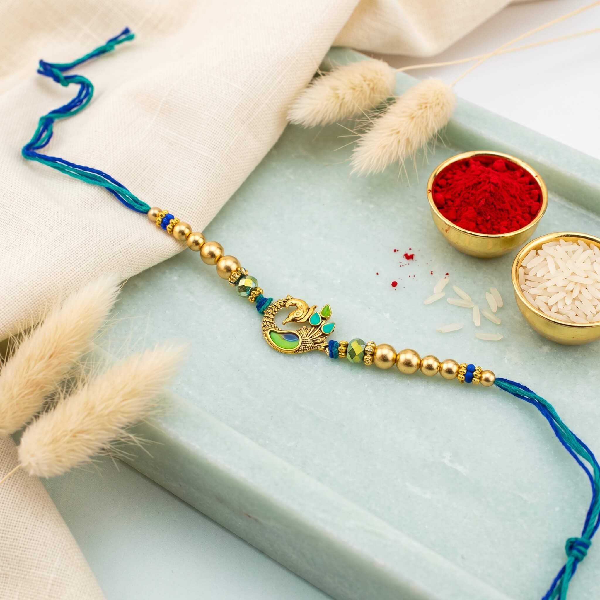 Special Peacock Rakhi