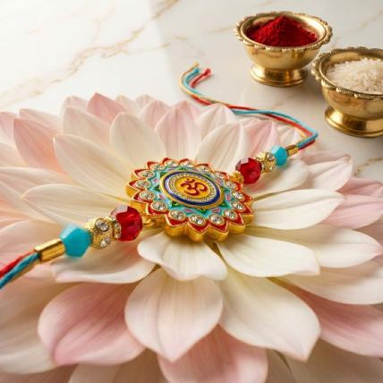 Traditional Floral Rakhi