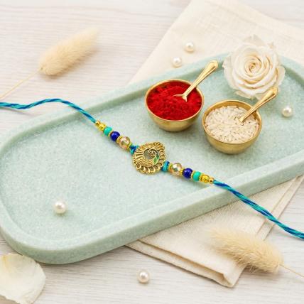 Beautiful Peacock theme Rakhi
