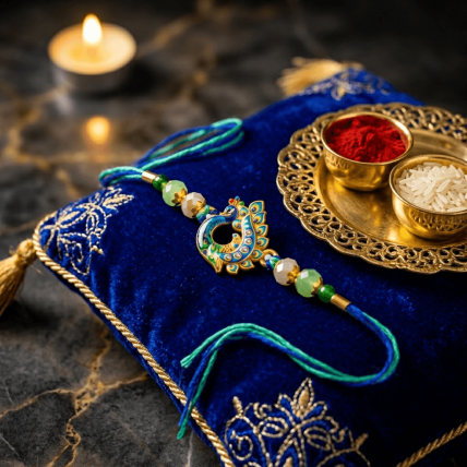 Royal Peacock Rakhi