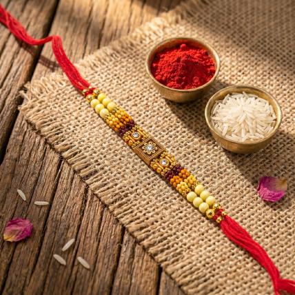 Beautiful Yellow Fins Rakhi