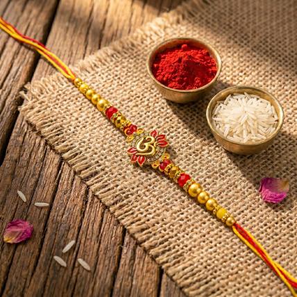 Rudrakshs and Om Rakhi