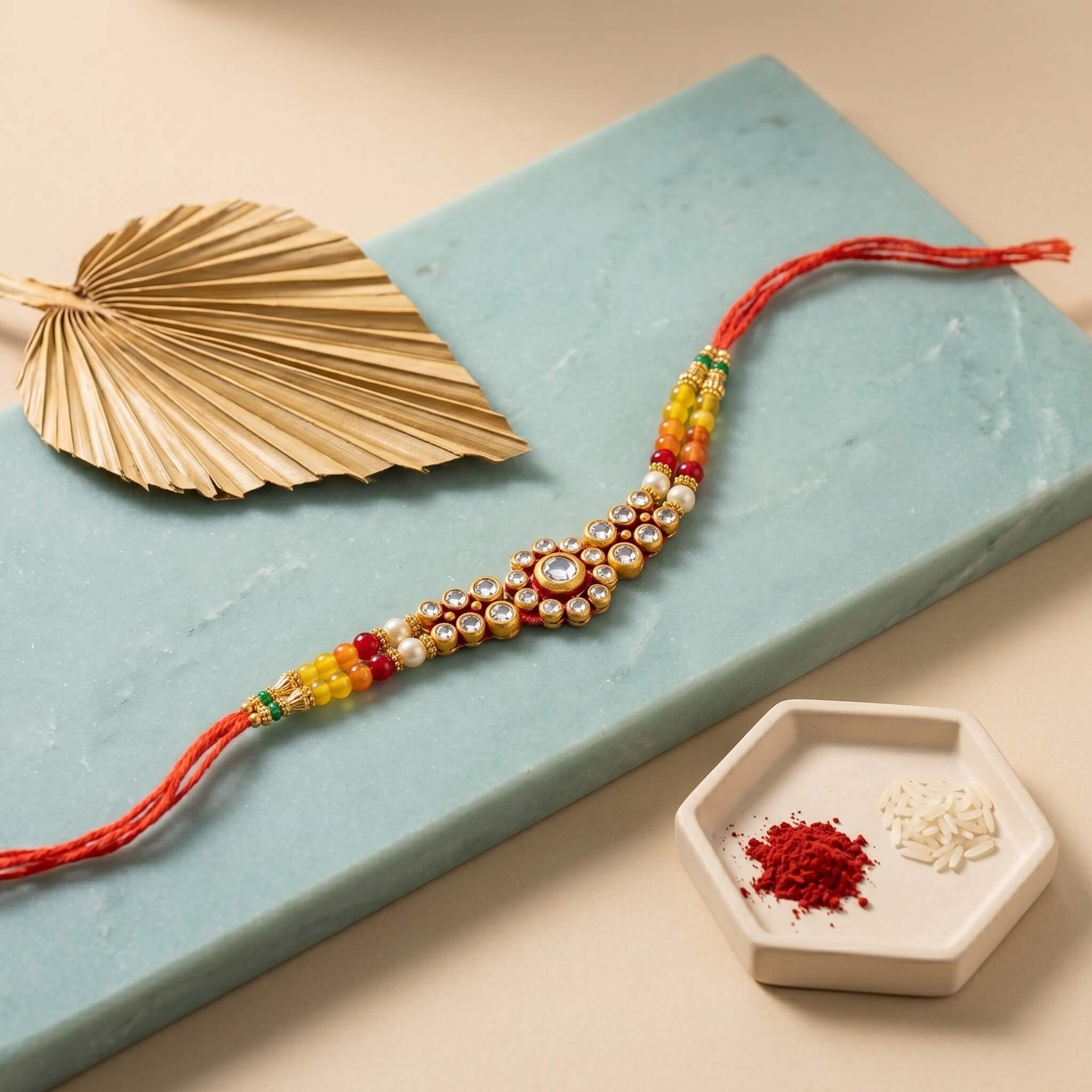 Shimmery Diamonte Rakhi