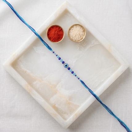 Classic Blue Evil Eye Rakhi