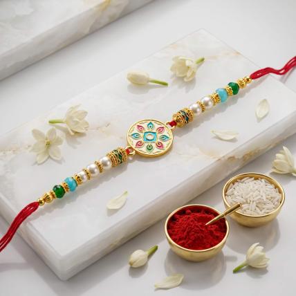 Royal Mandala Designer Rakhi