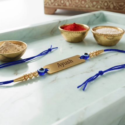 Personalized Evil Eye Name Rakhi